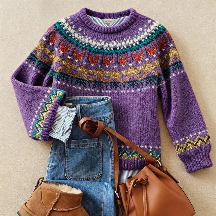 Zephira | Classic Vintage Knit Sweater