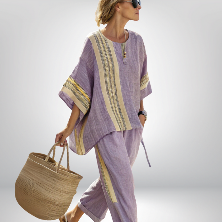 Daisy | Boho Striped Set