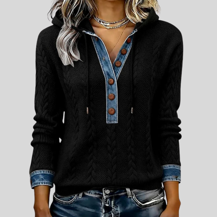 Norissea | Button-Front Knit Sweater