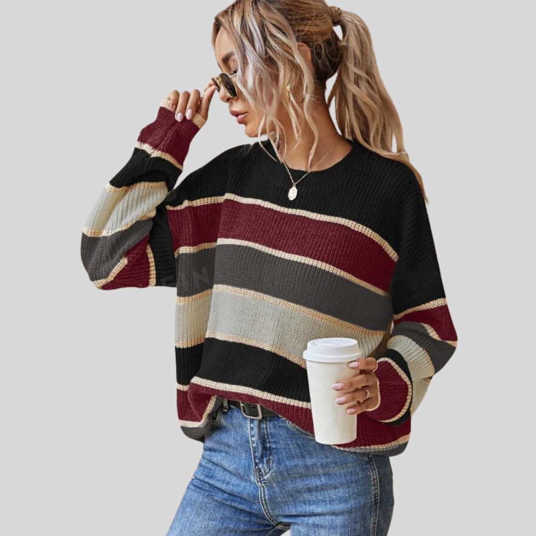 Somin | Comfy Round Neck Sweater