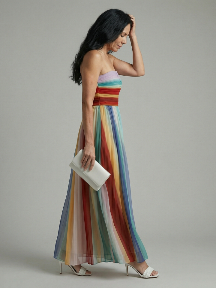 Natalie | Maxi Dress with Stripes