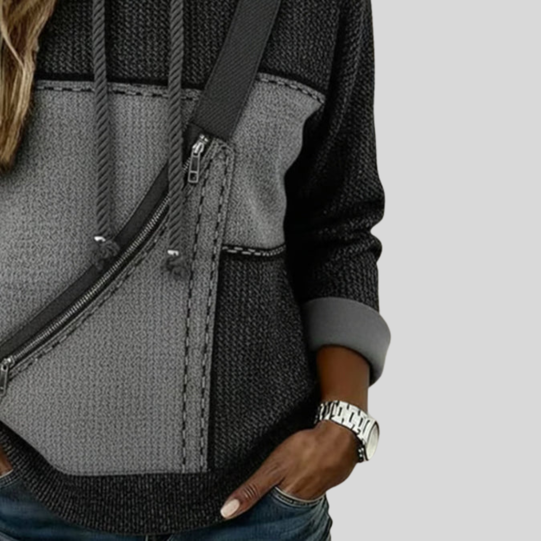 Romina | Soft Knit Hooded Sweater