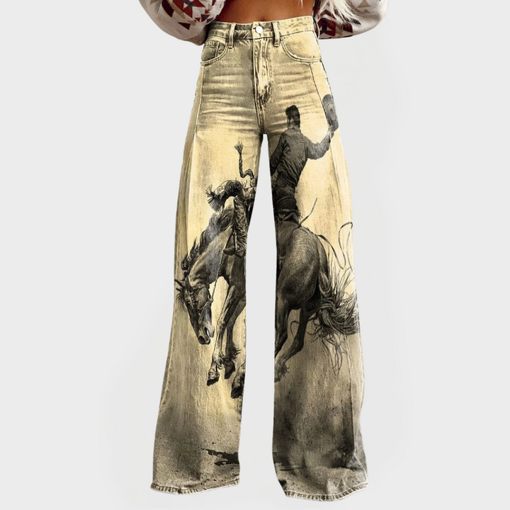 Mia | Comfortable Jeans with Wide Legs and Relaxed Fit