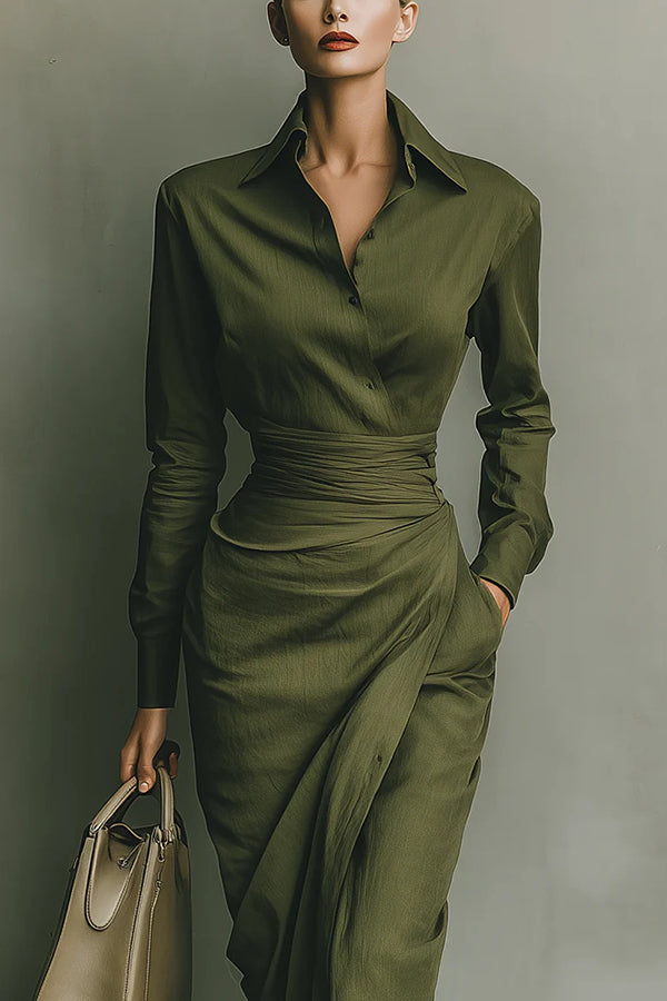 Ivana | Wrap-Style Maxi Dress