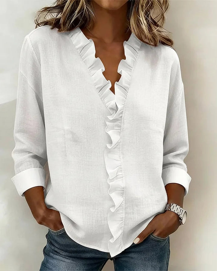 Ivy & Cole | Blouse with Ruffles