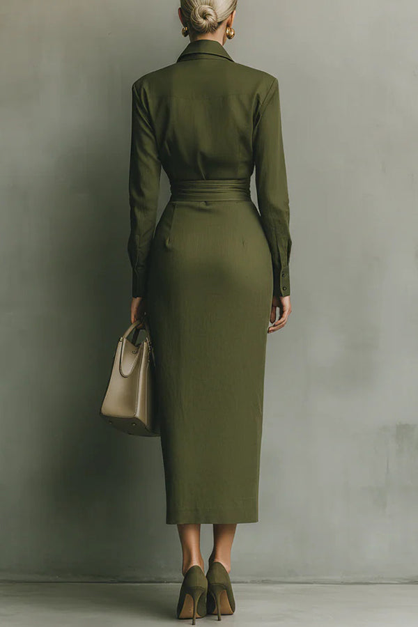 Ivana | Wrap-Style Maxi Dress