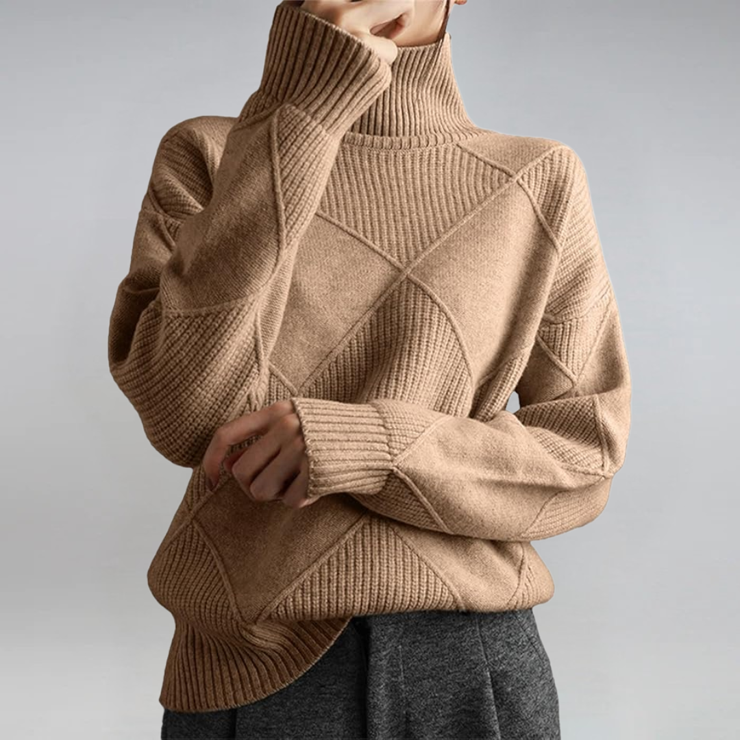 Zipporah | Cozy Ribbed Turtleneck