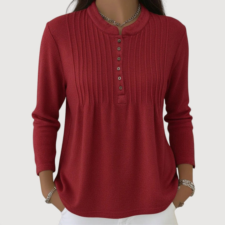 Elodia | Button Knit Top