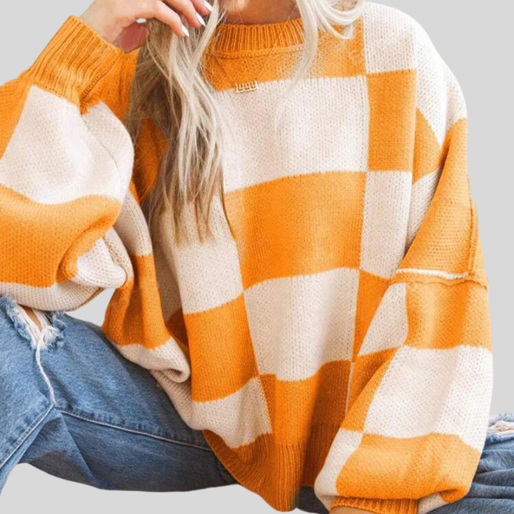 Reverie | Casual Plaid Sweater