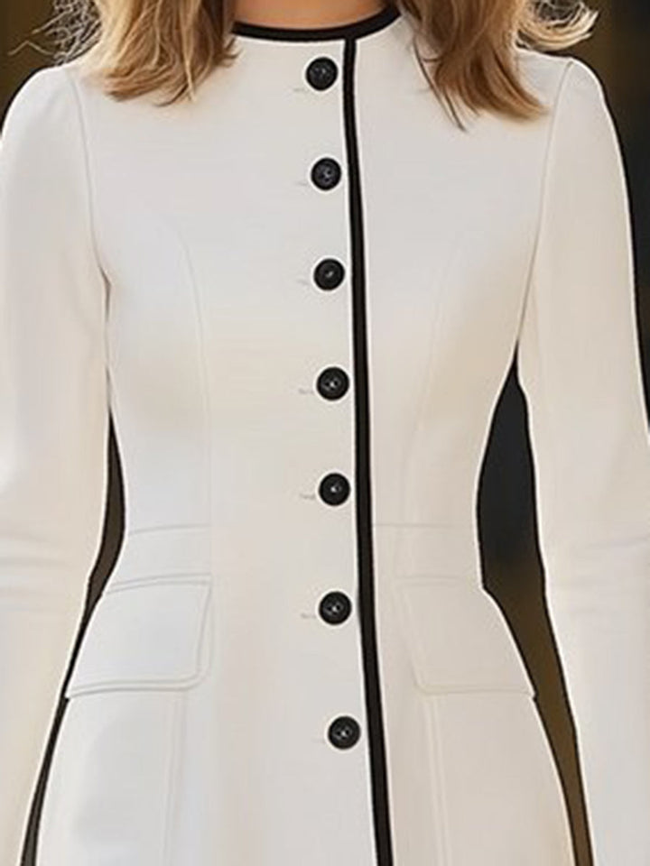 Samantha | Contrast Midi Dress