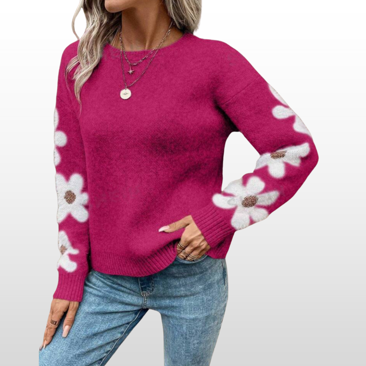 Zoey | Floral Pattern Sweater