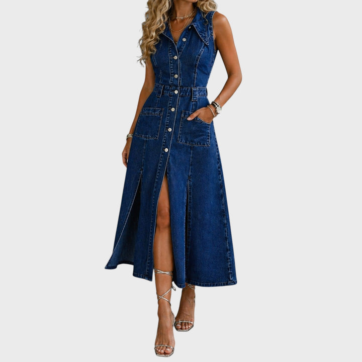 Camille | Open Front Vest Dress
