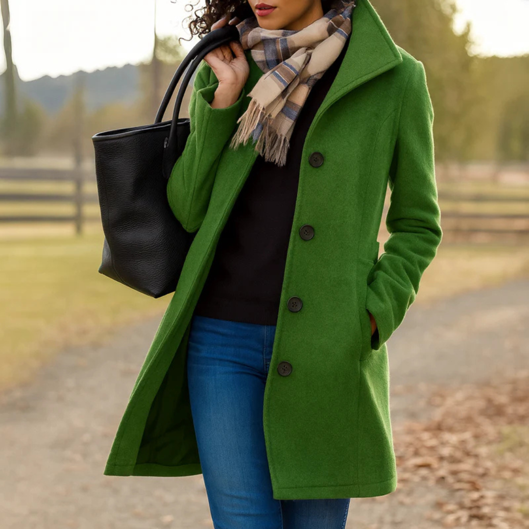 Patience | Classic Button-Front Coat