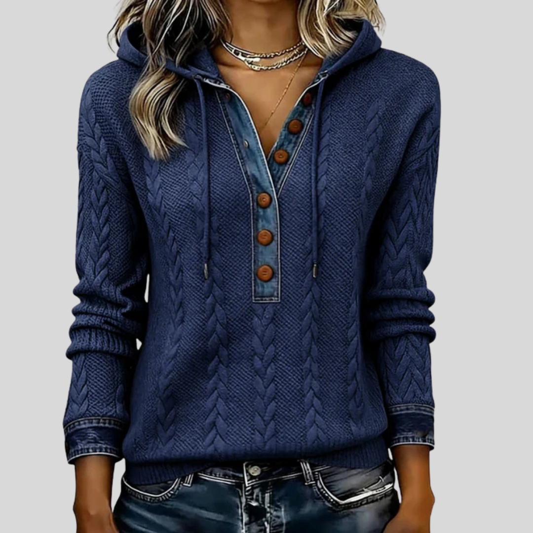 Norissea | Button-Front Knit Sweater