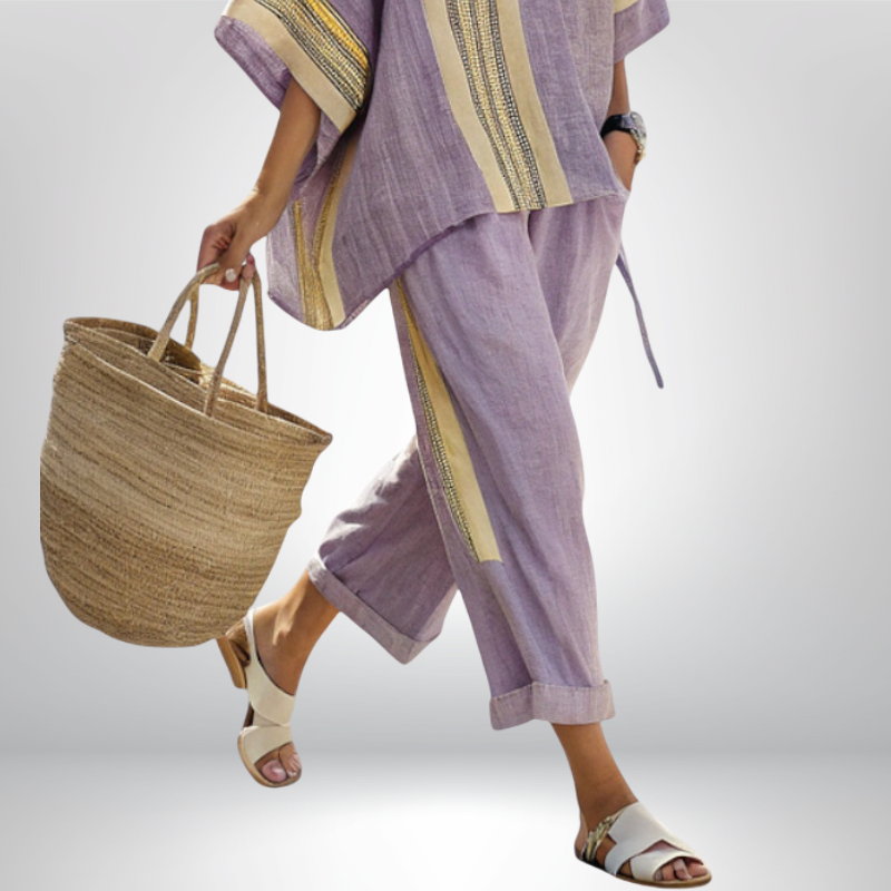 Daisy | Boho Striped Set