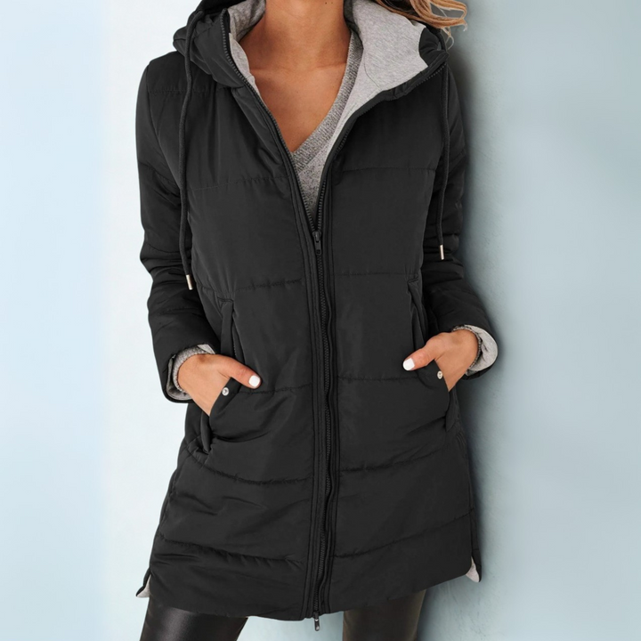 Ainsley |  Casual Hooded Puffer Down Jacket