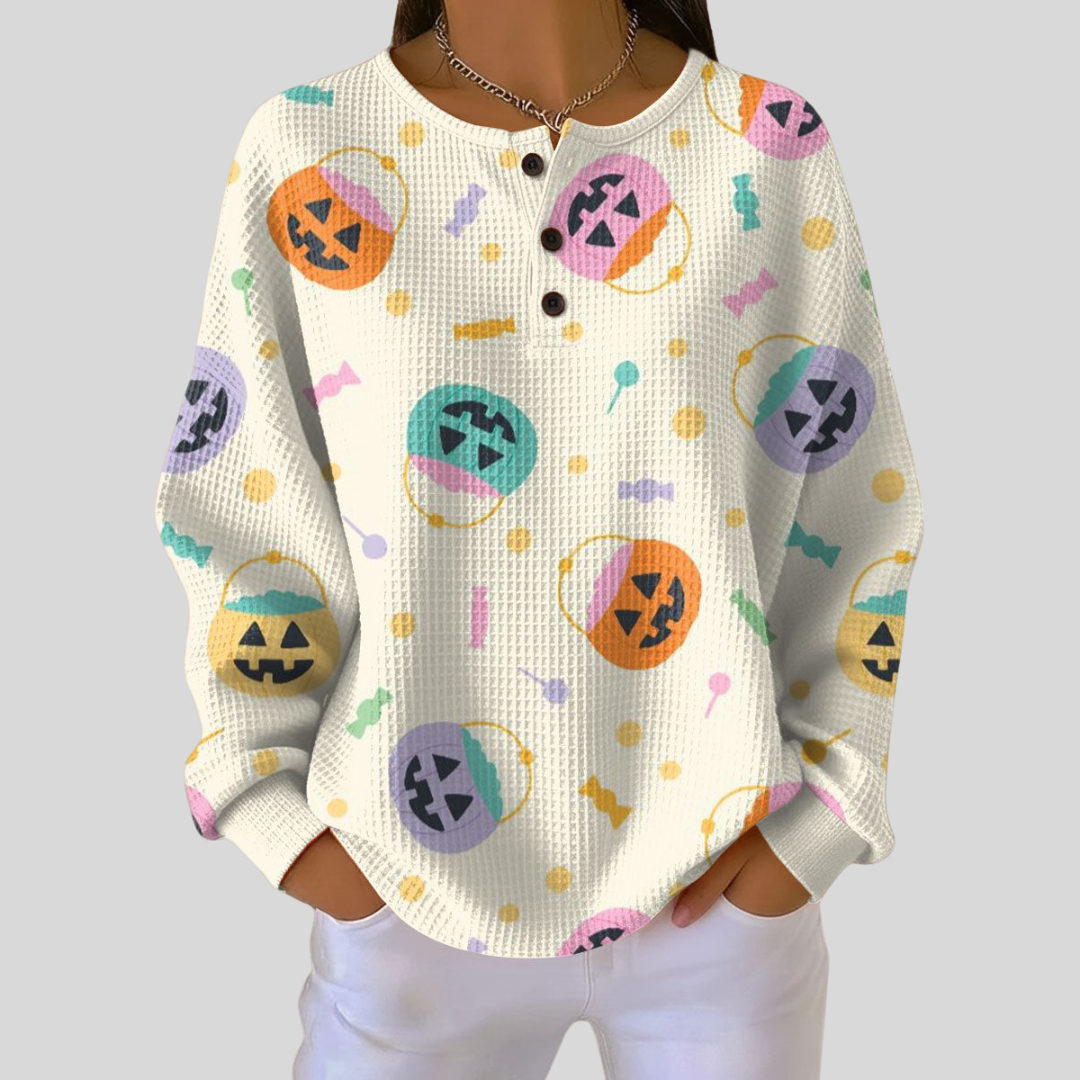 Liv | Halloween Motif Sweatshirt
