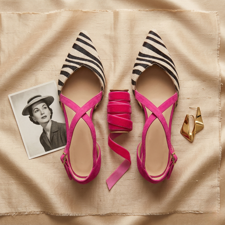 Reyna | Strappy Ballet Flats