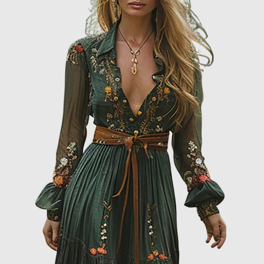 Reva | Romantic Boho Maxi Dress