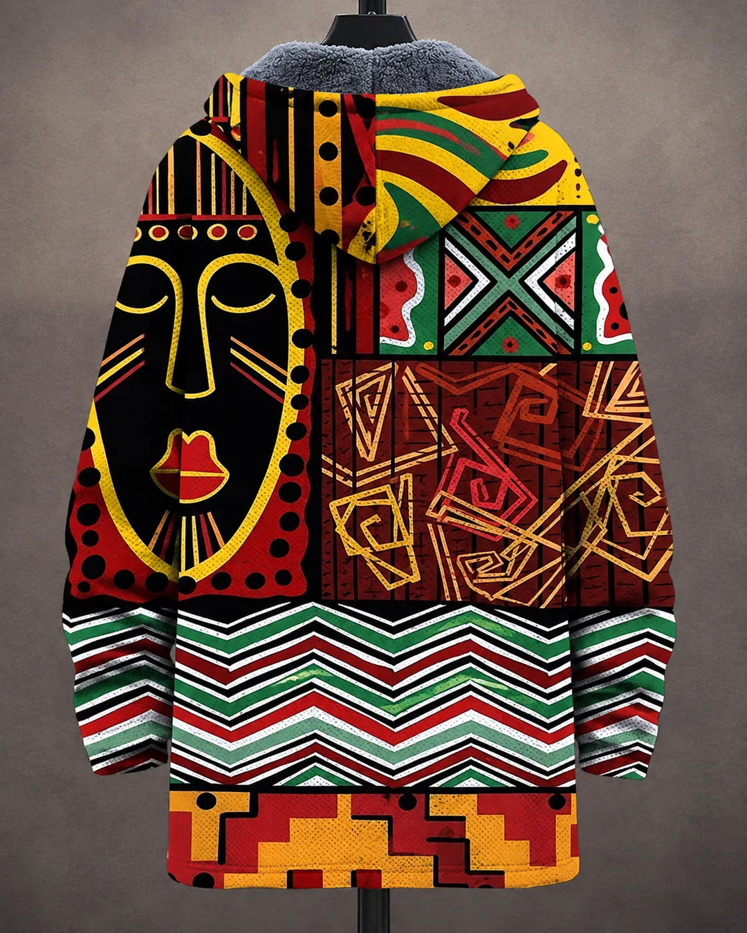 Rosette | Heritage Art-Print Hooded Jacket