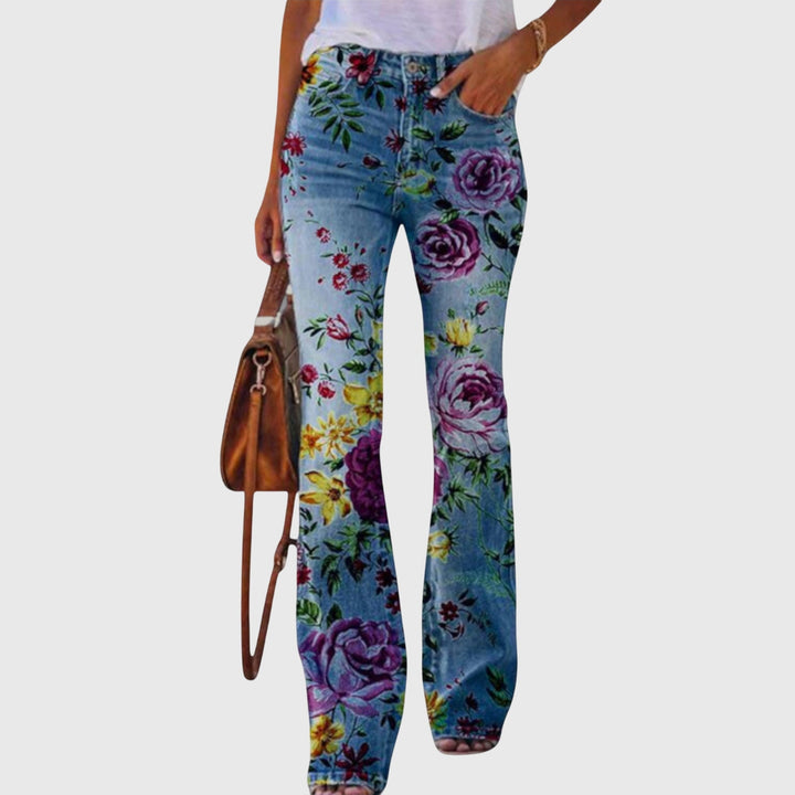 Eliza | Flower Jeans