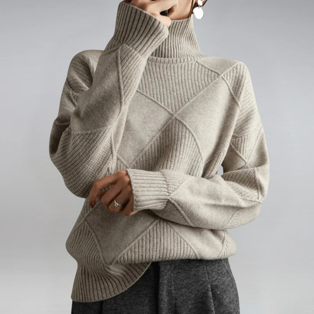 Zipporah | Cozy Ribbed Turtleneck
