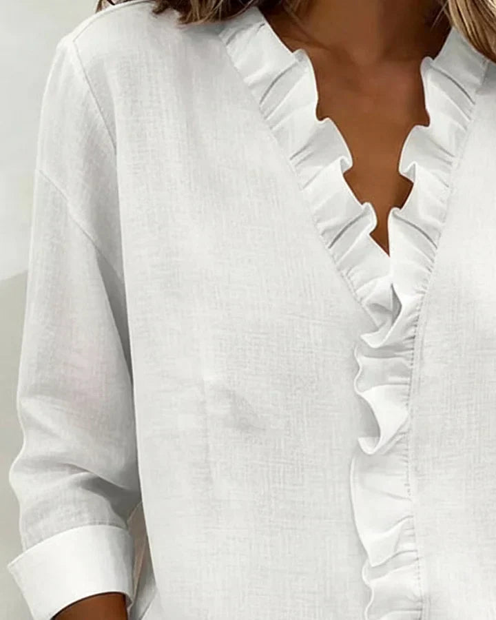 Ivy & Cole | Blouse with Ruffles