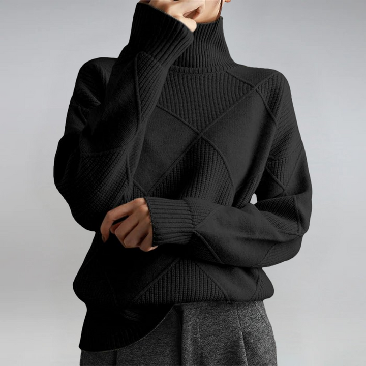 Zipporah | Cozy Ribbed Turtleneck