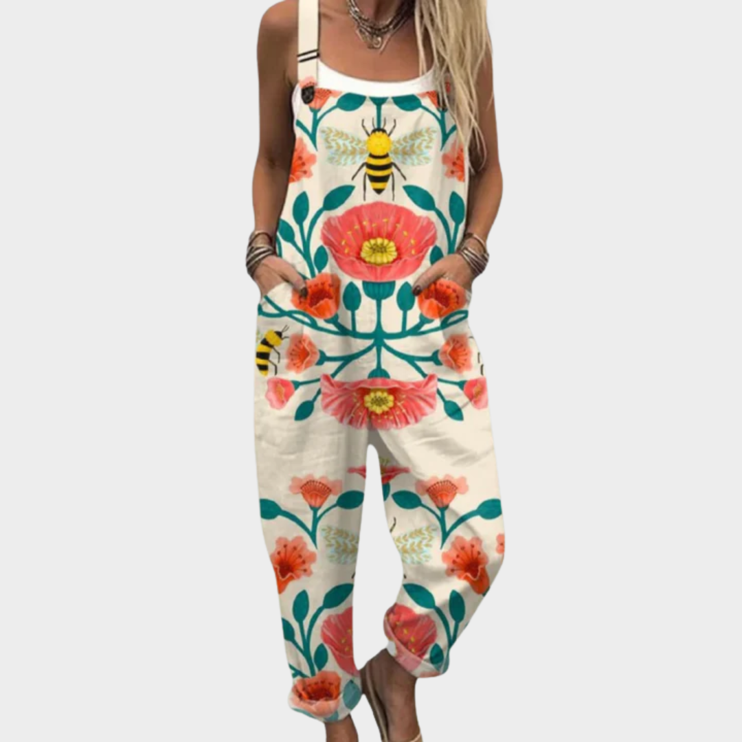 Valerie | Comfortable Printed Overalls