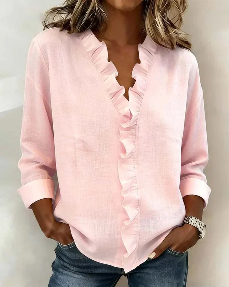 Ivy & Cole | Blouse with Ruffles