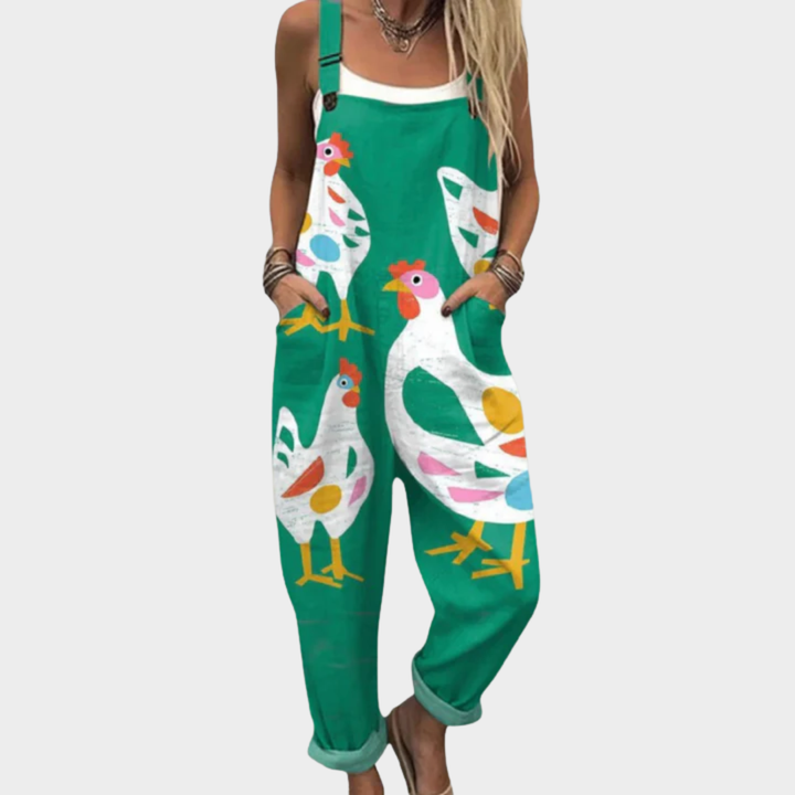 Jacqueline | Comfortable Printed Overalls