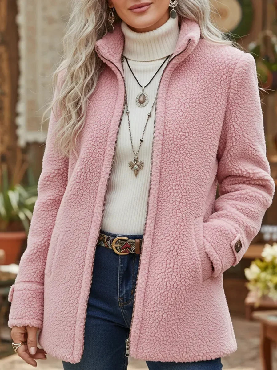 Renee | Full-Zip Lambswool Jacket