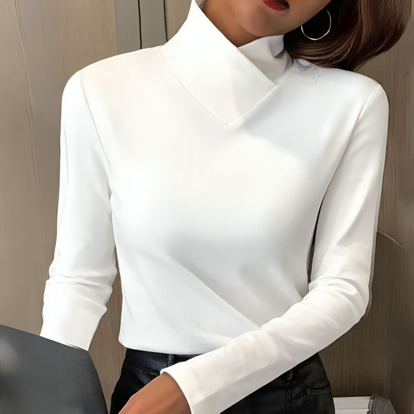 Aliana | Sculpted Soft-Touch Turtleneck