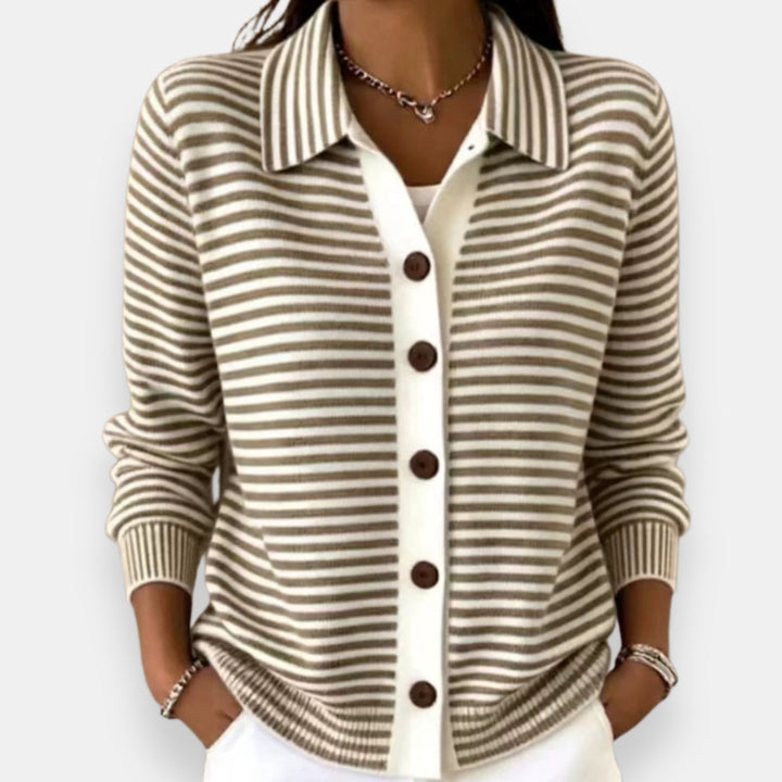 Brita | Striped Cardigan