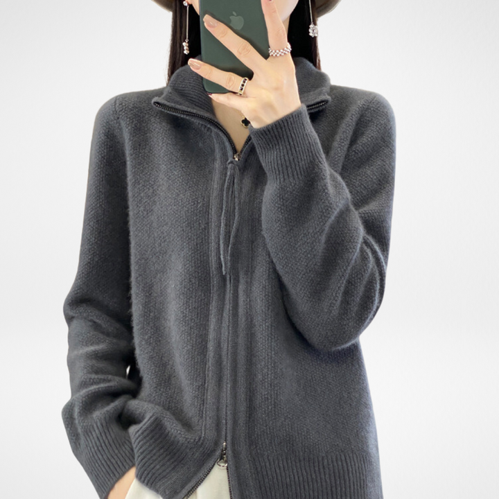 Katrina | Minimalist Zip Sweater