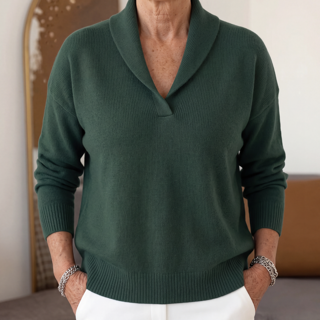 Lettie | V-Neck Knit Jumper