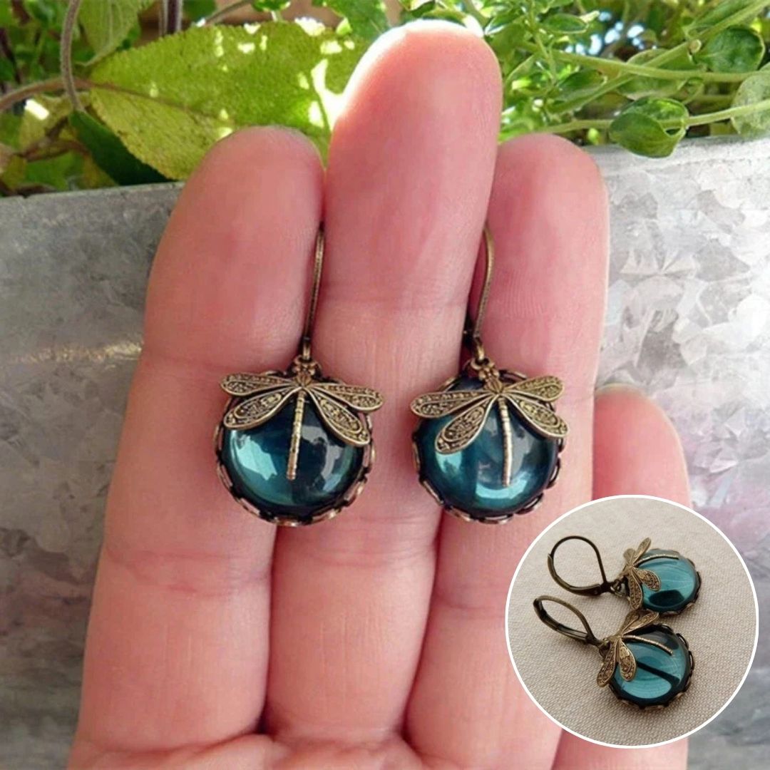 Vianna | Vintage Dragonfly Necklace Set