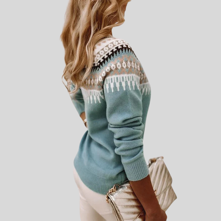 Avery | Fair Isle Knit Sweater