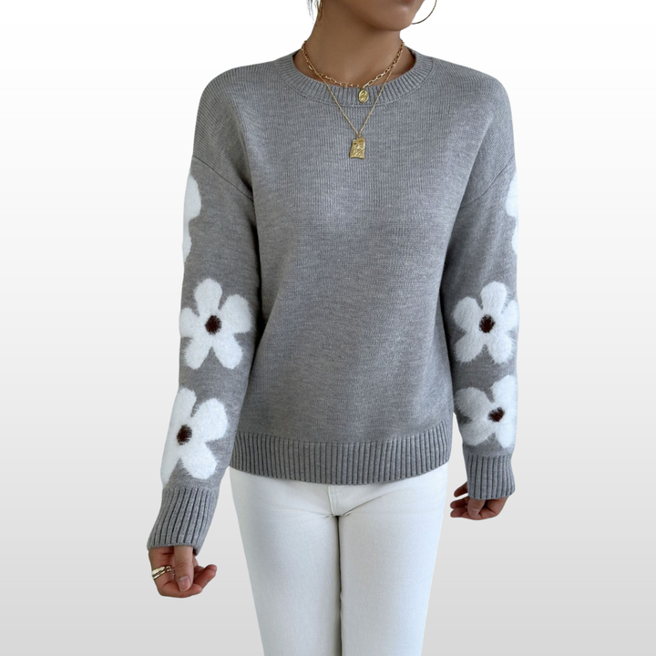 Zoey | Floral Pattern Sweater