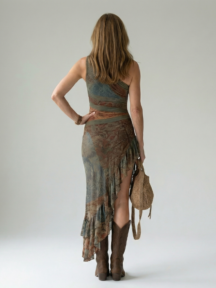 Madison | Draped Midi Dress