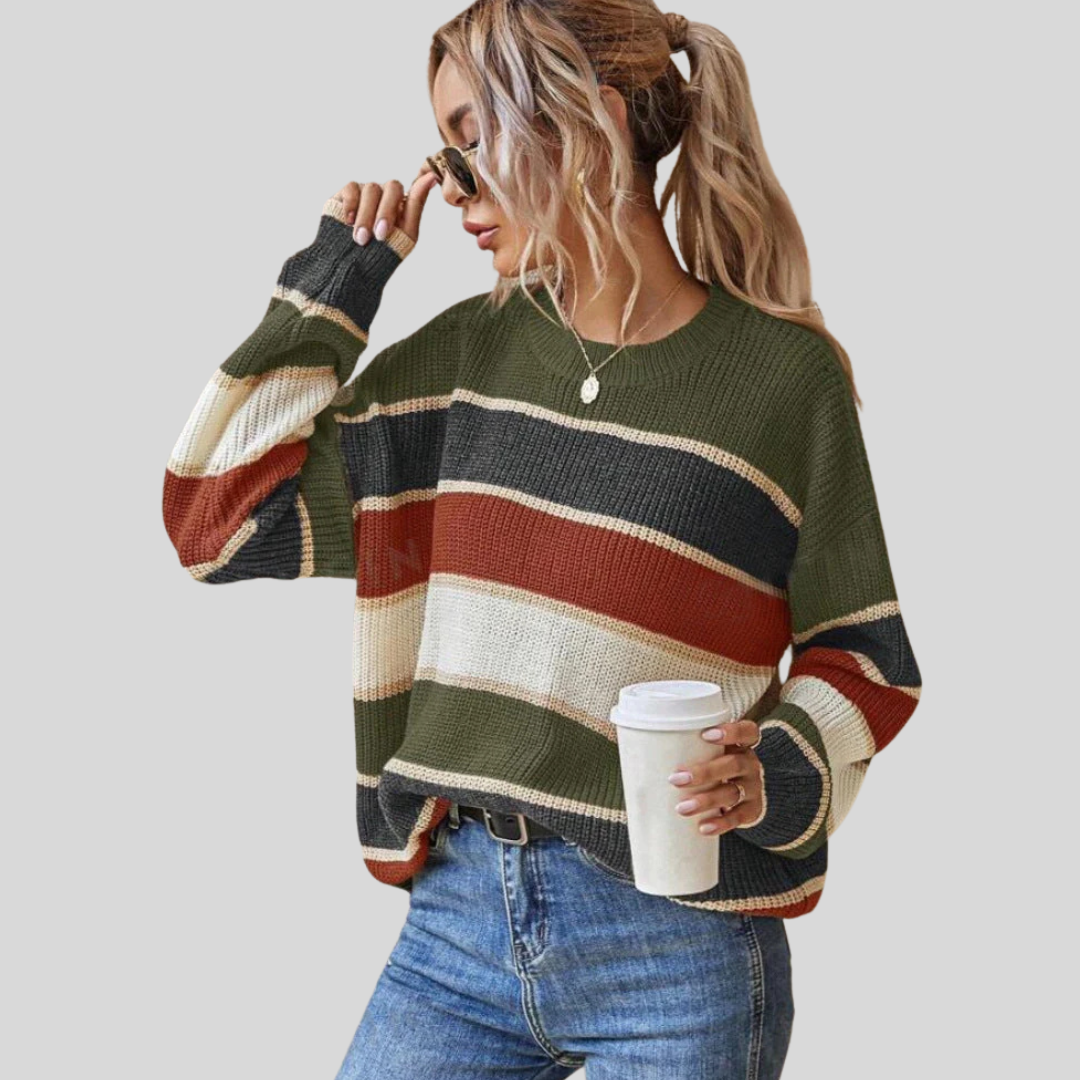 Somin | Comfy Round Neck Sweater