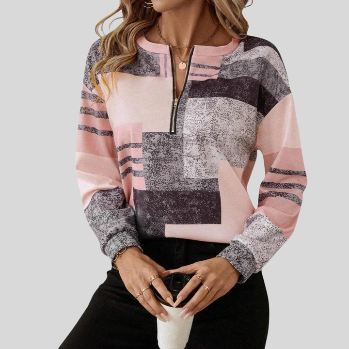 Stacey | Elegant Half-Zip Sweater