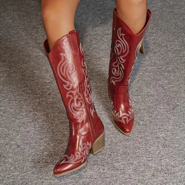 Kinsey | Western Leather Boots