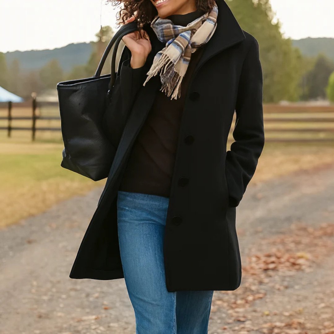 Patience | Classic Button-Front Coat