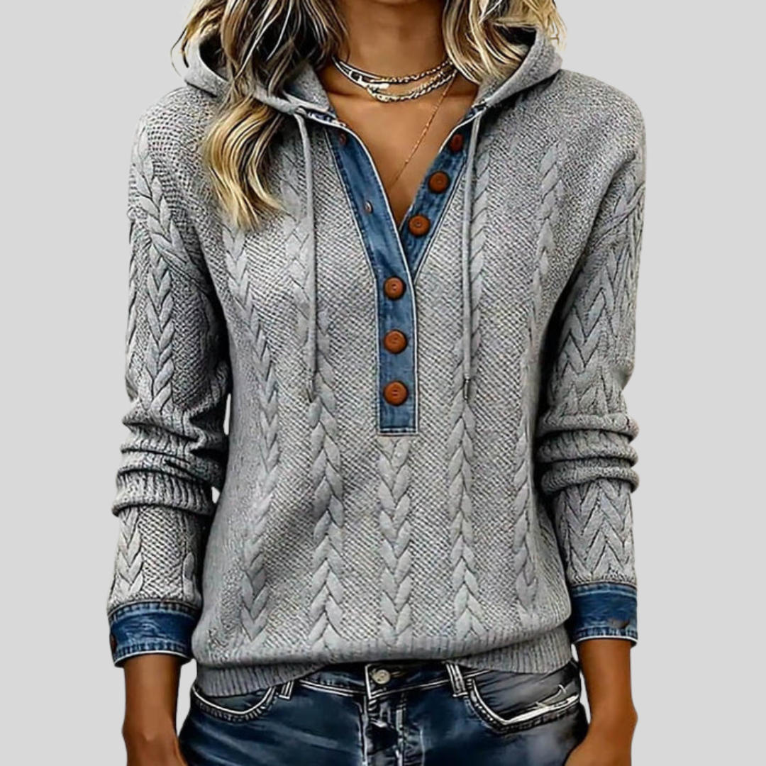 Norissea | Button-Front Knit Sweater