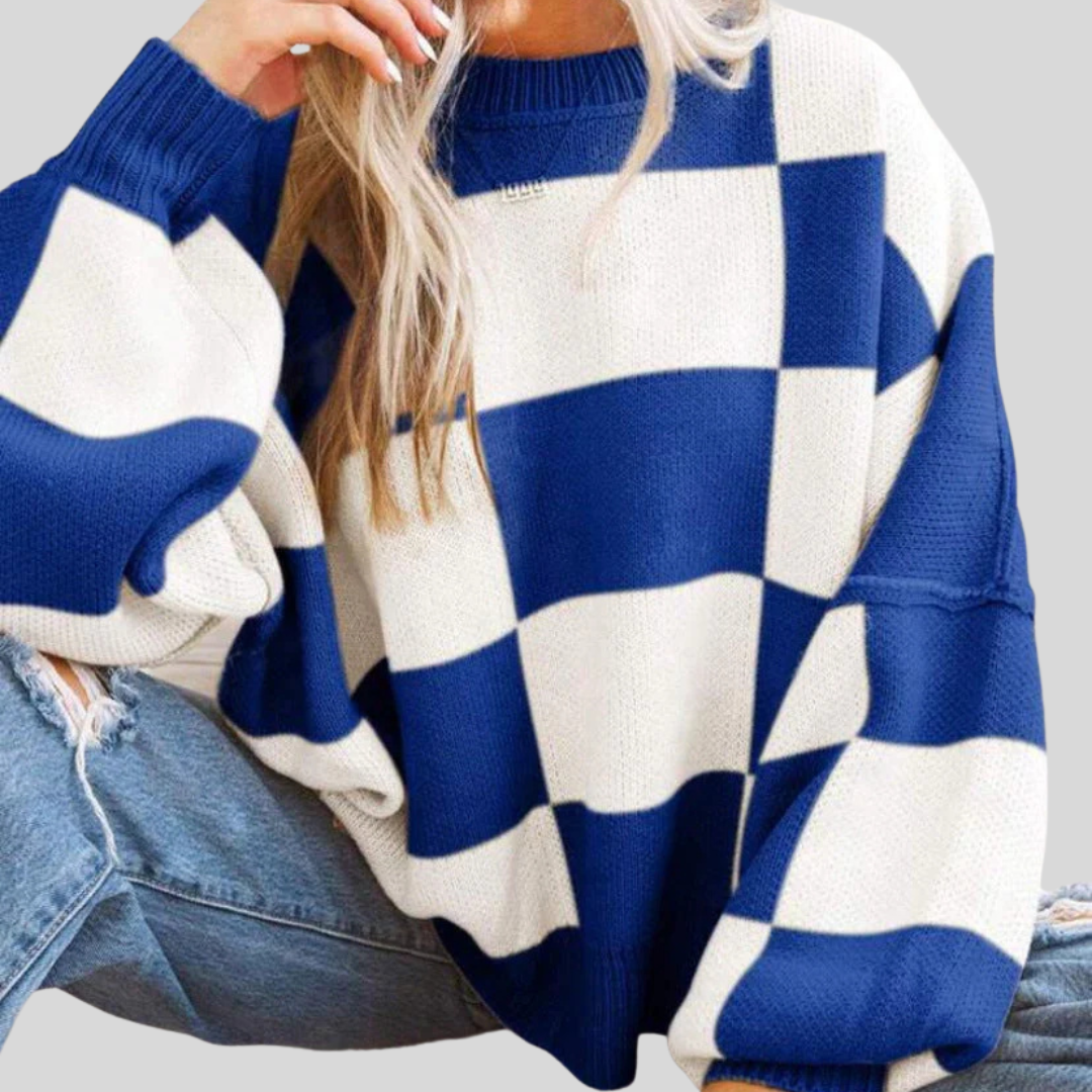 Reverie | Casual Plaid Sweater