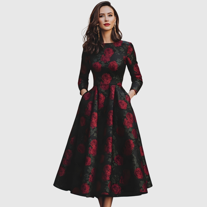 Briar | Elegant Vintage Floral Maxi