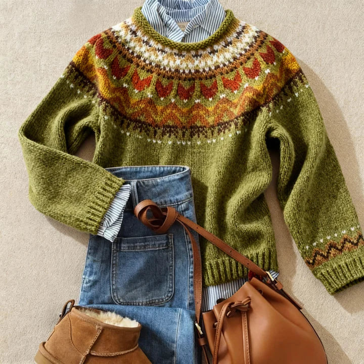 Clementine | Classic Vintage Knit Sweater