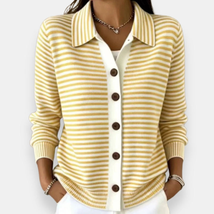 Brita | Striped Cardigan
