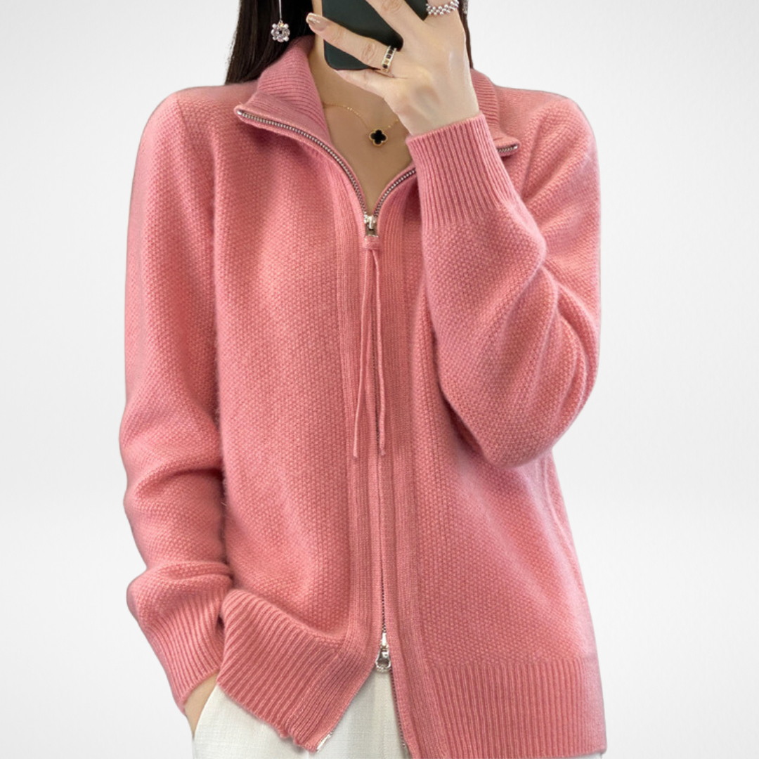 Katrina | Minimalist Zip Sweater